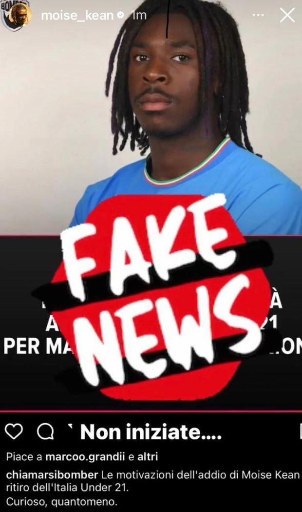 Gazzetta: “Nessun infortunio, il motivo per cui Kean ha lasciato l’Under 21”. Ma lui replica così- immagine 2