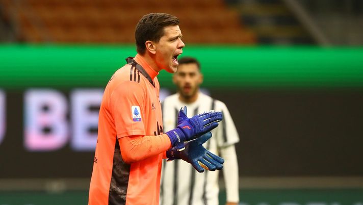 Wojciech Szczesny (portiere Juventus) durante Milan-Juventus (Serie A 2020-2021) | AC Milan News (Getty Images) 