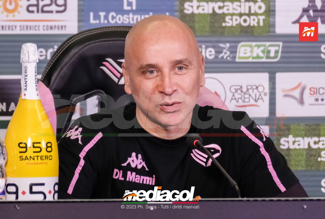 FOTO PALERMO, verso il l’Ascoli: Mister Eugenio Corini in sala stampa (Gallery) - immagine 29