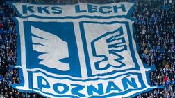 Il compleanno del Lech Poznan durante il derby contro il Warta…