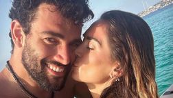 Melissa Satta, relax e bagno con la neve. Fisico strepitoso per lady Berrettini