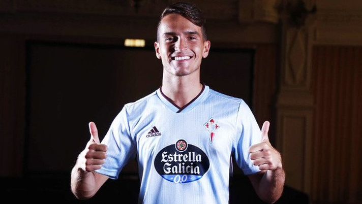 Denis Suarez, nuovo centrocampista del Celta Vigo, foto @RCCelta 