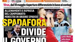 EDICOLA CDS – Spadafora divide il Governo: “Lega e FIGC pensino a un piano B”