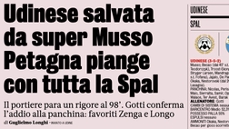 Gazzetta: Udinese salvata da Musso