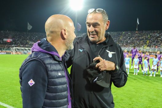 GERMOGLI PH: 10 OTTOBRE 2022 FIRENZE STADIO ARTEMIO FRANCHI SERIE A FIORENTINA VS LAZIO NELLA FOTO ITALIANO E SARRI Sarri minaccia: “Con questo campo Lotito deve prendere un altro tecnico”- immagine 2