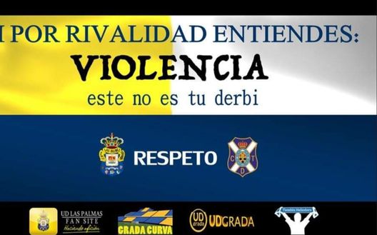 Derby canario: appelli anti-violenza del Las Palmas Derby canario: appelli anti-violenza del Las Palmas