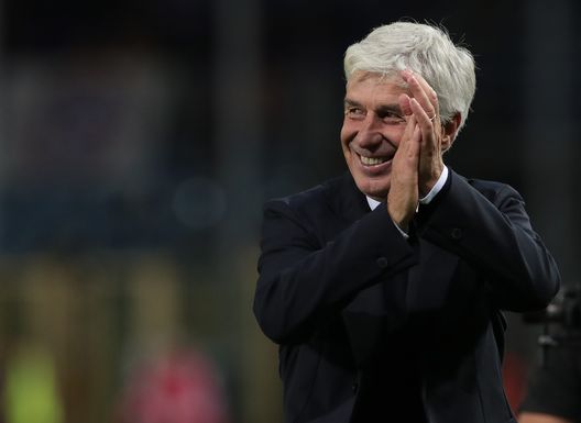 BERGAMO, ITALY - OCTOBER 02: Atalanta BC coach Gian Piero Gasperini celebrates victory at the Serie A match between Atalanta BC and ACF Fiorentina at Gewiss Stadium on October 02, 2022 in Bergamo, Italy. (Photo by Emilio Andreoli/Getty Images) Boga, l’Atalanta apre al prestito. Ma occhio al Leicester- immagine 2