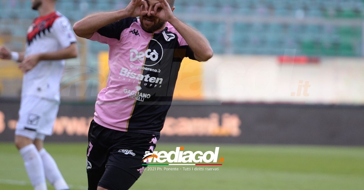 FeralpiSalò Palermo, raddoppio rosanero: Floriano sigla il gol del 2 0 al Turina