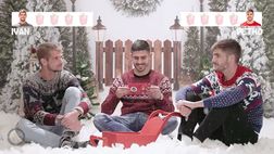 VIDEO / Provedel e Hristov, sfida sui film natalizi: gli auguri da ridere dello Spezia