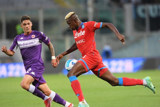 Vìctor Osimhen (Photo by SSC NAPOLI via Getty Images) osimhen koulibaly