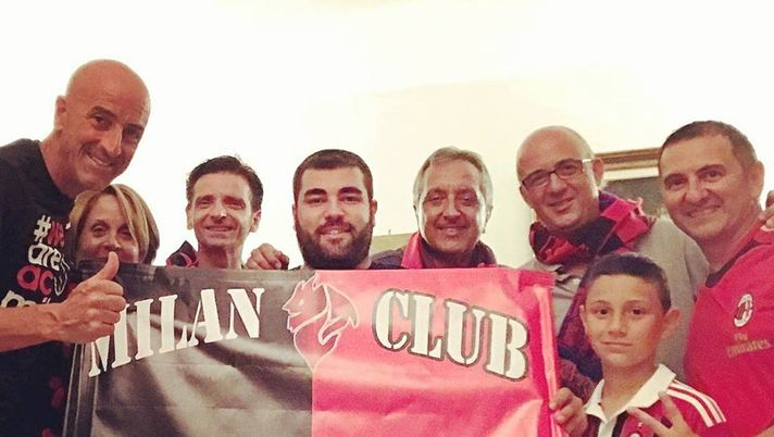 Il Milan club 'Andrea Pazzagli' di Lamezia Terme 