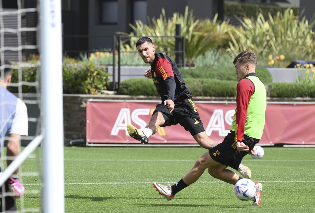 Roma, la ripresa degli allenamenti in vista del derby – FOTOGALLERY- immagine 1