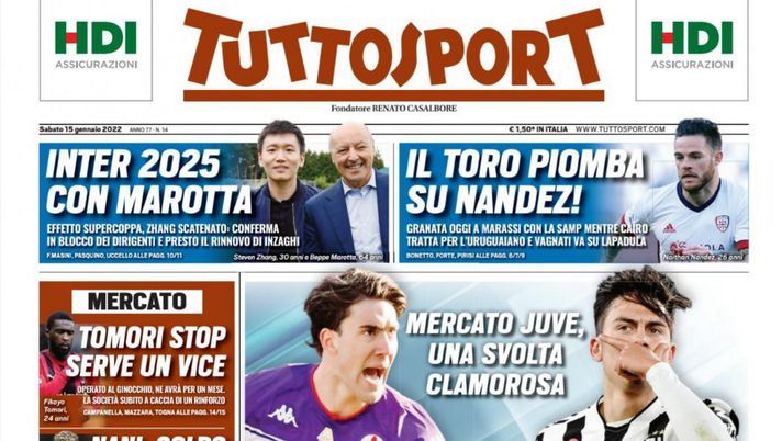 EDICOLA TS – Inter 2025 con Marotta: Zhang scatenato, presto anche il rinnovo di Inzaghi - immagine 1
