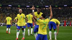 Mondiali, poker del Brasile alla Corea del Sud. Quarti Neymar contro Perisic