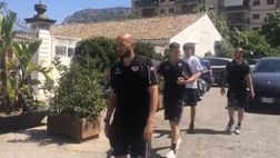 VIDEO RITIRO PALERMO, i rosanero tornano in città dopo il test contro il Pisa