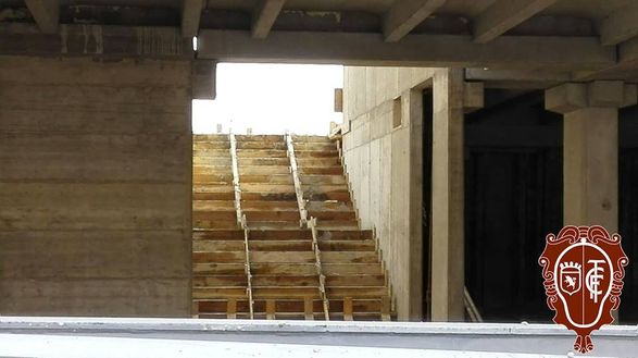  Stadio Filadelfia: le scale per gli spogliatoi (foto Fondazione Filadelfia) 