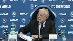 De Laurentiis e la gallina padovana, guarda lo show in conferenza stampa