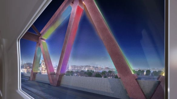 La vista dal treno Birmingham, il ponte ferroviario dedicato a Jude: il “Bellingham Bridge”- immagine 2