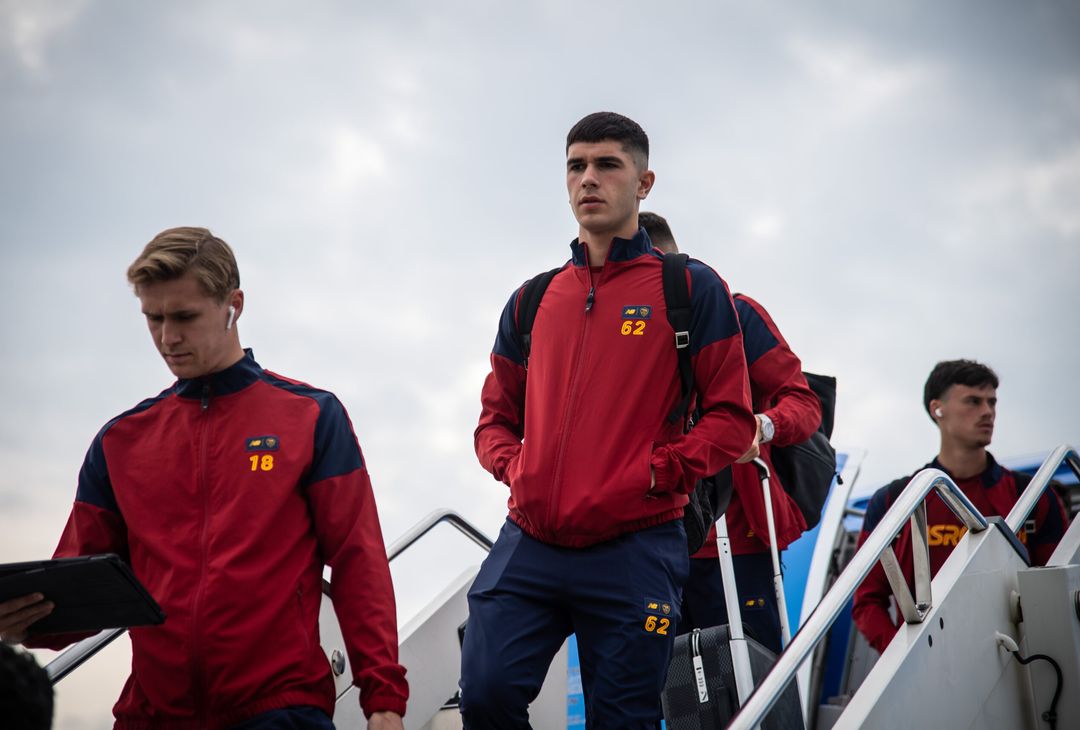 La Roma in viaggio verso Bergamo. Domani il match con l’Atalanta – FOTO GALLERY - immagine 3