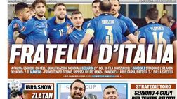 Prima Pagina, Tuttosport: “Fratelli d’Italia. Berardi e Immobile stendono l’Irlanda del Nord”