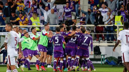 GERMOGLI PH: 28 AGOSTO 2021 FIRENZE STADIO ARTEMIO FRANCHI SERIE A FIORENTINA VS TORINO NELLA FOTO ESULTANZA GOL GONZALEZ GERMOGLI PH: 28 AGOSTO 2021 FIRENZE STADIO ARTEMIO FRANCHI SERIE A FIORENTINA VS TORINO NELLA FOTO ESULTANZA GOL GONZALEZ