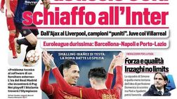 Prima Pagina, Corriere dello Sport: “Pasticcio Uefa, schiaffo all’Inter”