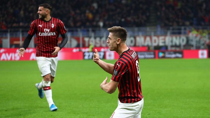 Krzysztof Piatek, attaccante del Milan (credits: GETTY Images) 