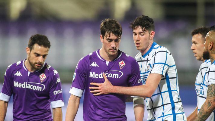 GERMOGLI PH: 5 FEBBRAIO 2021 FIRENZE STADIO ARTEMIO FRANCHI SERIE A FIORENTINA VS INTER NELLA FOTO VLAHOVIC GERMOGLI PH: 5 FEBBRAIO 2021 FIRENZE STADIO ARTEMIO FRANCHI SERIE A FIORENTINA VS INTER NELLA FOTO VLAHOVIC