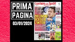 Prima pagina Corriere dello Sport: “Zielinski sceglie l’Inter”