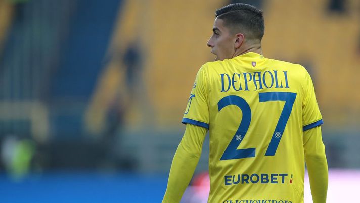 Depaoli con la maglia del Chievo nella stagione 2018/19 Depaoli con la maglia del Chievo nella stagione 2018/19