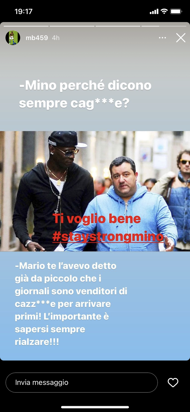 Mario Balotelli Mino Raiola