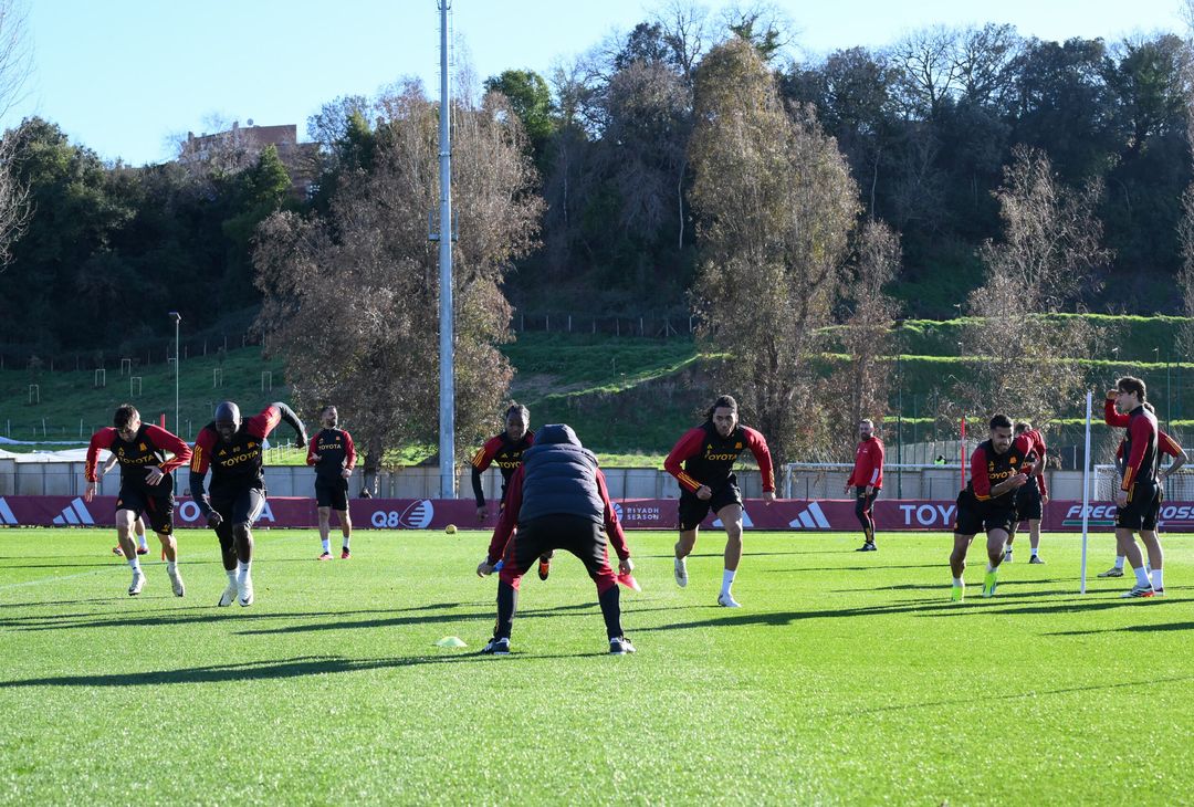 Roma, la rifinitura alla vigilia del Torino – FOTOGALLERY - immagine 7