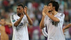 Germania-Polonia 0-0, Milik spreca, le difese dominano