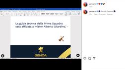 VIDEO Genoa, si suona il violino: Gilardino confermato allenatore della prima squadra