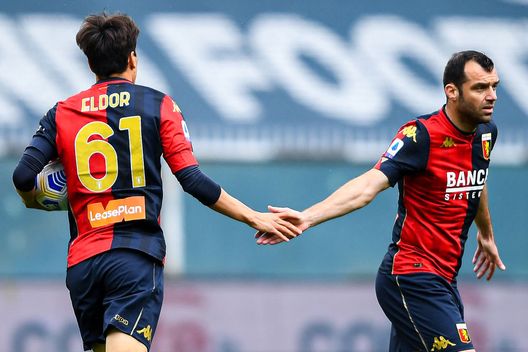 Shomurodov Genoa (getty images) Shomurodov Genoa (getty images)