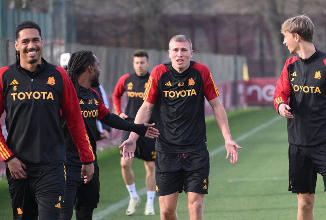 Roma, primo allenamento in vista del Frosinone – FOTO GALLERY - immagine 32