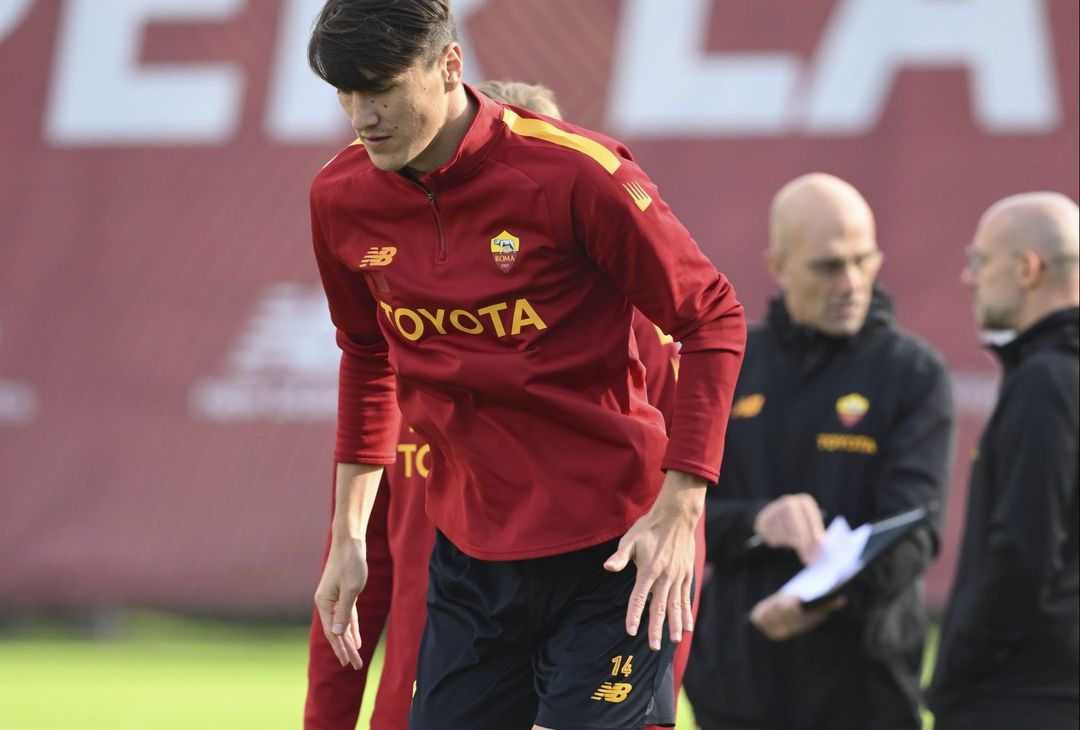 Roma, allenamento a Trigoria dopo la vittoria contro il Bologna – FOTO GALLERY - immagine 52