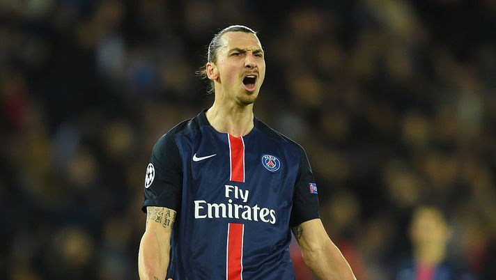 PARIS, FRANCE - APRIL 06: Zlatan Ibrahimovic of Paris Saint-Germain reacts after his shot off target during the UEFA Champions League Quarter Final First Leg match between Paris Saint-Germain and Manchester City at Parc des Princes on April 6, 2016 in Paris, France. (Photo by Shaun Botterill/Getty Images) PARIS, FRANCE - APRIL 06: Zlatan Ibrahimovic of Paris Saint-Germain reacts after his shot off target during the UEFA Champions League Quarter Final First Leg match between Paris Saint-Germain and Manchester City at Parc des Princes on April 6, 2016 in Paris, France. (Photo by Shaun Botterill/Getty Images)