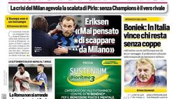 Prima Pagina, Corriere dello Sport: “È la Juve l’anti-Inter. CR7 al Real, Zidane apre”