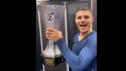 VIDEO PSG, Icardi regala il primo trofeo a Pochettino: canti, sorrisi e… Maurito beve dalla Supercoppa