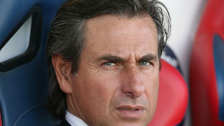 CROTONE, ITALY - JUNE 03:  President of Bari Gianluca Paparesta looks on during the Serie B playoff match between FC Crotone and AS Bari at Stadio Comunale Ezio Scida on June 3, 2014 in Crotone, Italy.  (Photo by Maurizio Lagana/Getty Images) 