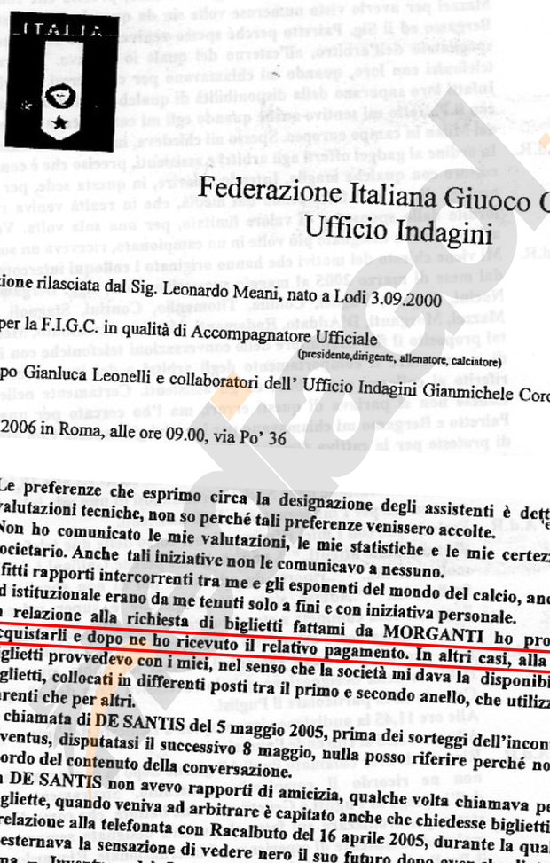 Le dichiarazioni di Meani sui rapporti con Morganti Le dichiarazioni di Meani sui rapporti con Morganti