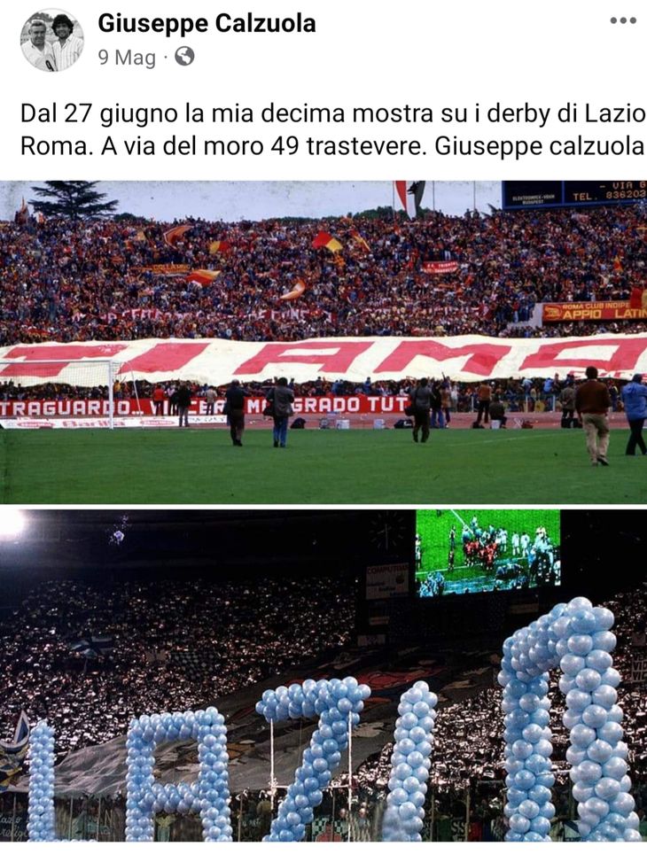 Ecco le foto da galleria sulla storia del Derby: “Non mollare mai” e i “Figli di Roma”- immagine 2