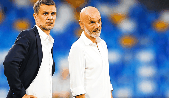 Paolo Maldini e Stefano Pioli Paolo Maldini e Stefano Pioli