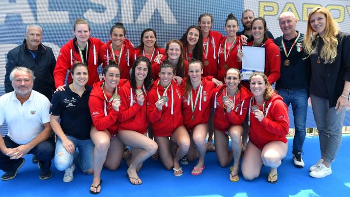 Plebiscito Padova 2a classificata 
Catania 12-05-2019 Piscina Plaia  
Campionato Italiano Final Six Unipolsai 
Pallanuoto Donne 
Finale 3/4 Posto  
Plebiscito Padova - Rapallo Pallanuoto 
Foto Andrea Staccioli/Deepbluemedia/Insidefoto 
