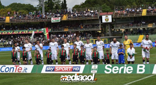 TERNI, ITALY - MAY 05: Team of US Città di Palermo prior the serie B match between Ternana Calcio and US Citta di Palermo at Stadio Libero Liberati on May 5, 2018 in Terni, Italy. (Photo by Giuseppe Bellini/Getty Images) Palermo