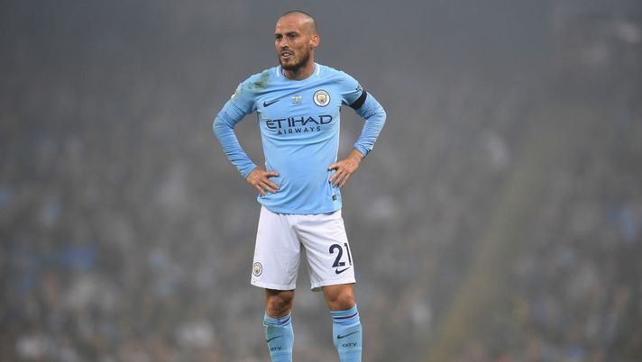 David Silva, giocatore del Manchester City (getty images) 