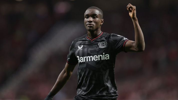 MADRID, SPAIN - OCTOBER 26: Moussa Diaby of Bayer 04 Leverkusen reacts during the UEFA Champions League group B match between Atletico Madrid and Bayer 04 Leverkusen at Civitas Metropolitano Stadium on October 26, 2022 in Madrid, Spain. (Photo by Gonzalo Arroyo Moreno/Getty Images) Da Bailey a Diaby: ecco la top 11 per questa giornata di Euroleghe - immagine 1