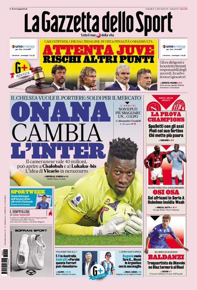Gazzetta 31/03/2023