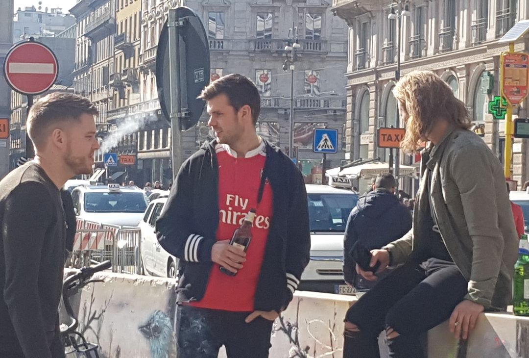  Tifosi inglesi in Piazza Duomo 